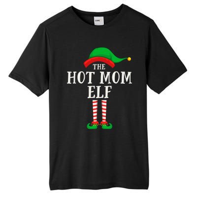 The Hot Mom Elf Christmas Family Matching Group Mother Gift Tall Fusion ChromaSoft Performance T-Shirt