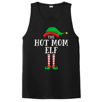 The Hot Mom Elf Christmas Family Matching Group Mother Gift PosiCharge Competitor Tank