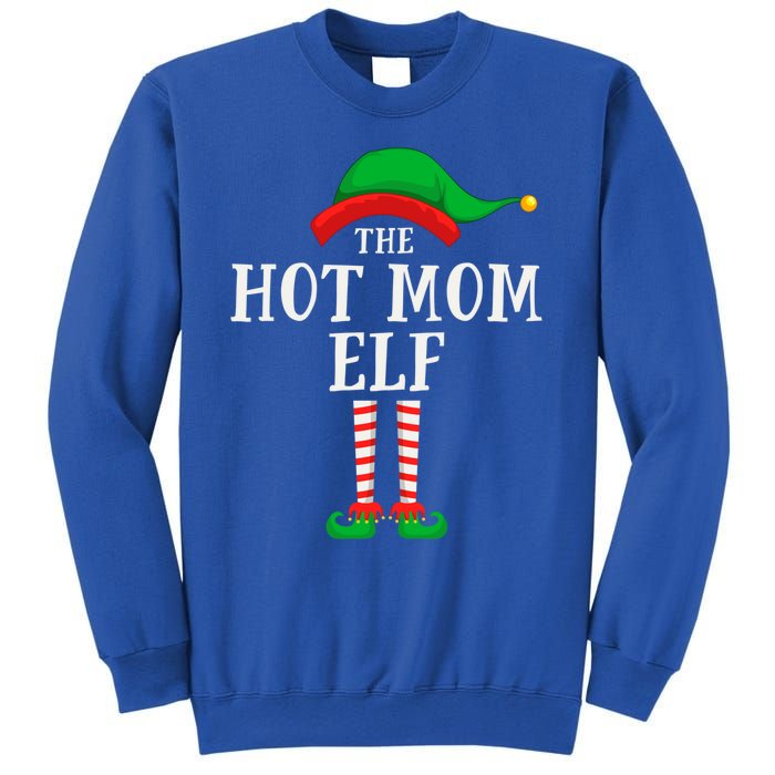 The Hot Mom Elf Christmas Family Matching Group Mother Gift Sweatshirt