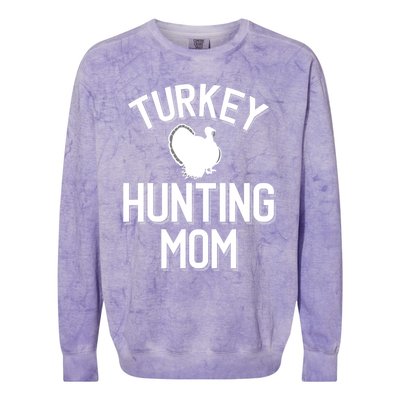 Turkey Hunting Mom Cool Turkey Hunting Family Gift Colorblast Crewneck Sweatshirt