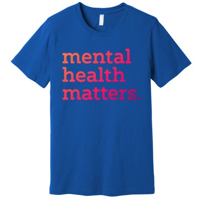 Tal Health Matters Minimalist Empathy Quote Gift Premium T-Shirt