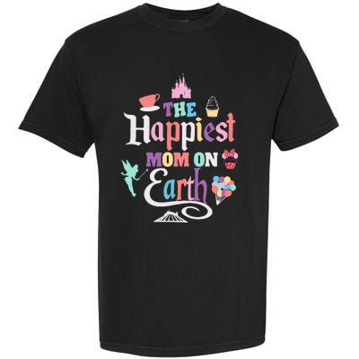 The Happiest Mom On Earth Garment-Dyed Heavyweight T-Shirt