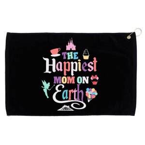 The Happiest Mom On Earth Grommeted Golf Towel