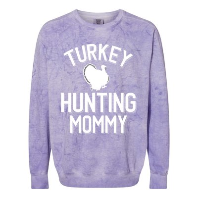 Turkey Hunting Mommy Cool Turkey Hunting Family Gift Colorblast Crewneck Sweatshirt