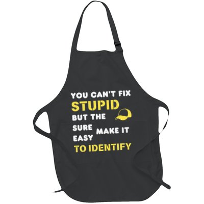The Hats Make It Easy To Identify CanT Fix Stupid Full-Length Apron With Pockets