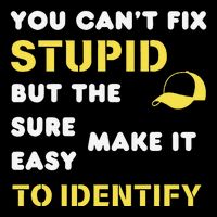 The Hats Make It Easy To Identify CanT Fix Stupid Flat Bill Trucker Hat