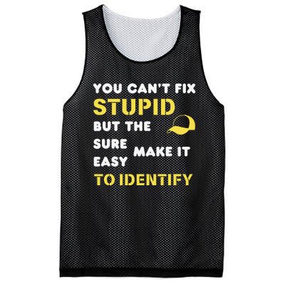 The Hats Make It Easy To Identify CanT Fix Stupid Mesh Reversible Basketball Jersey Tank