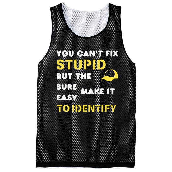 The Hats Make It Easy To Identify CanT Fix Stupid Mesh Reversible Basketball Jersey Tank