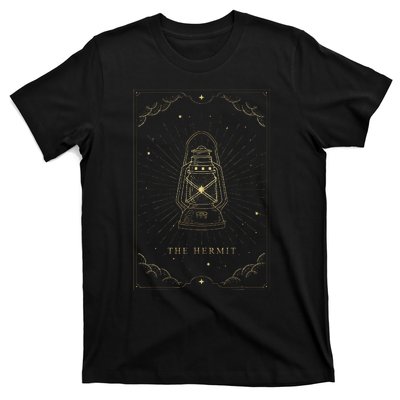 The Hermit Major Arcana Tarot Card Lantern Image Symbolizing T-Shirt