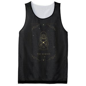 The Hermit Major Arcana Tarot Card Lantern Image Symbolizing Mesh Reversible Basketball Jersey Tank