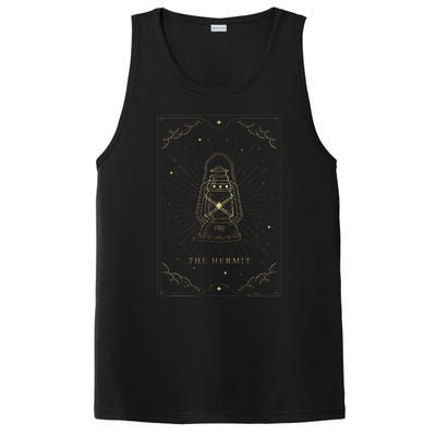 The Hermit Major Arcana Tarot Card Lantern Image Symbolizing PosiCharge Competitor Tank