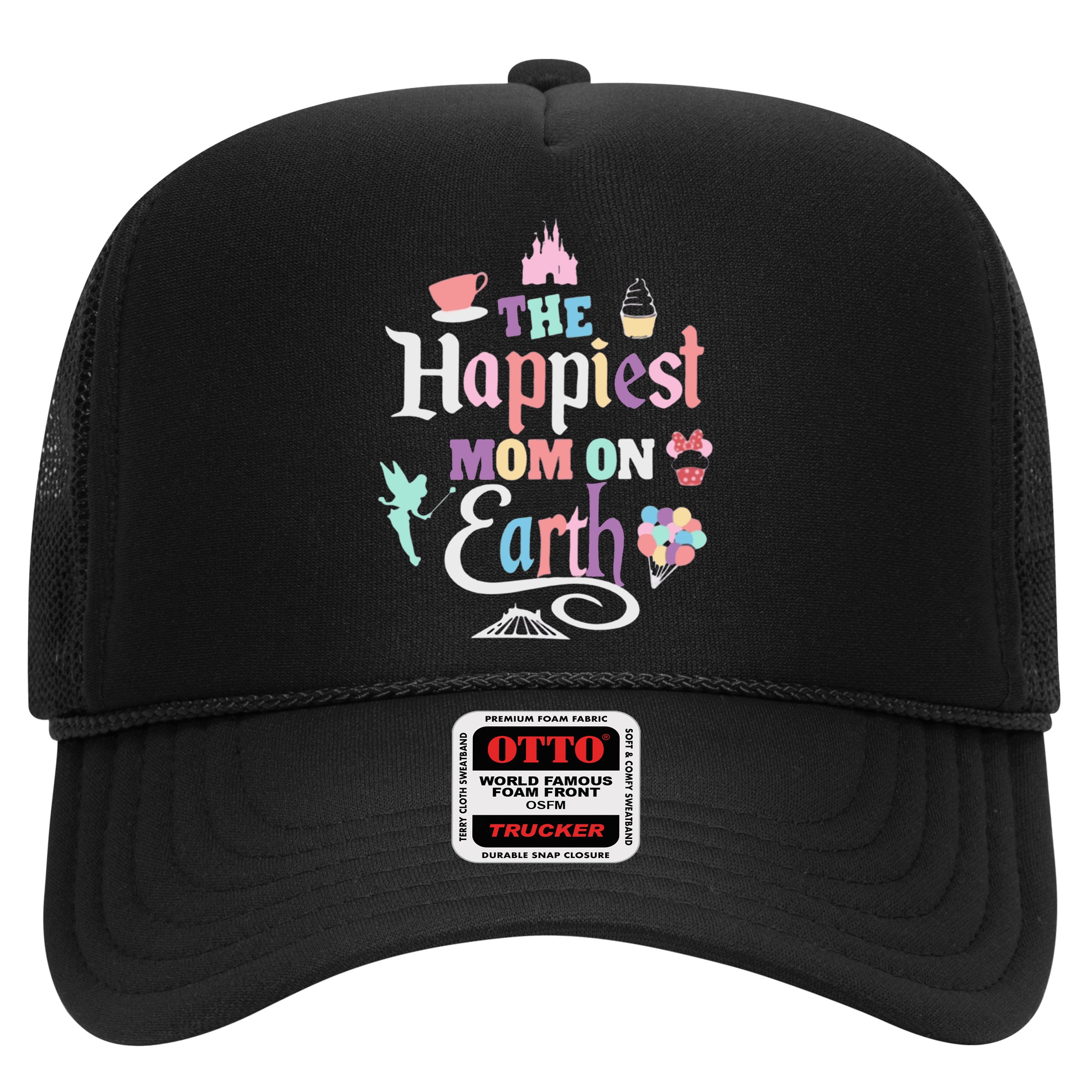 The Happiest Mom On Earth World Family Trip Vacation Hat
