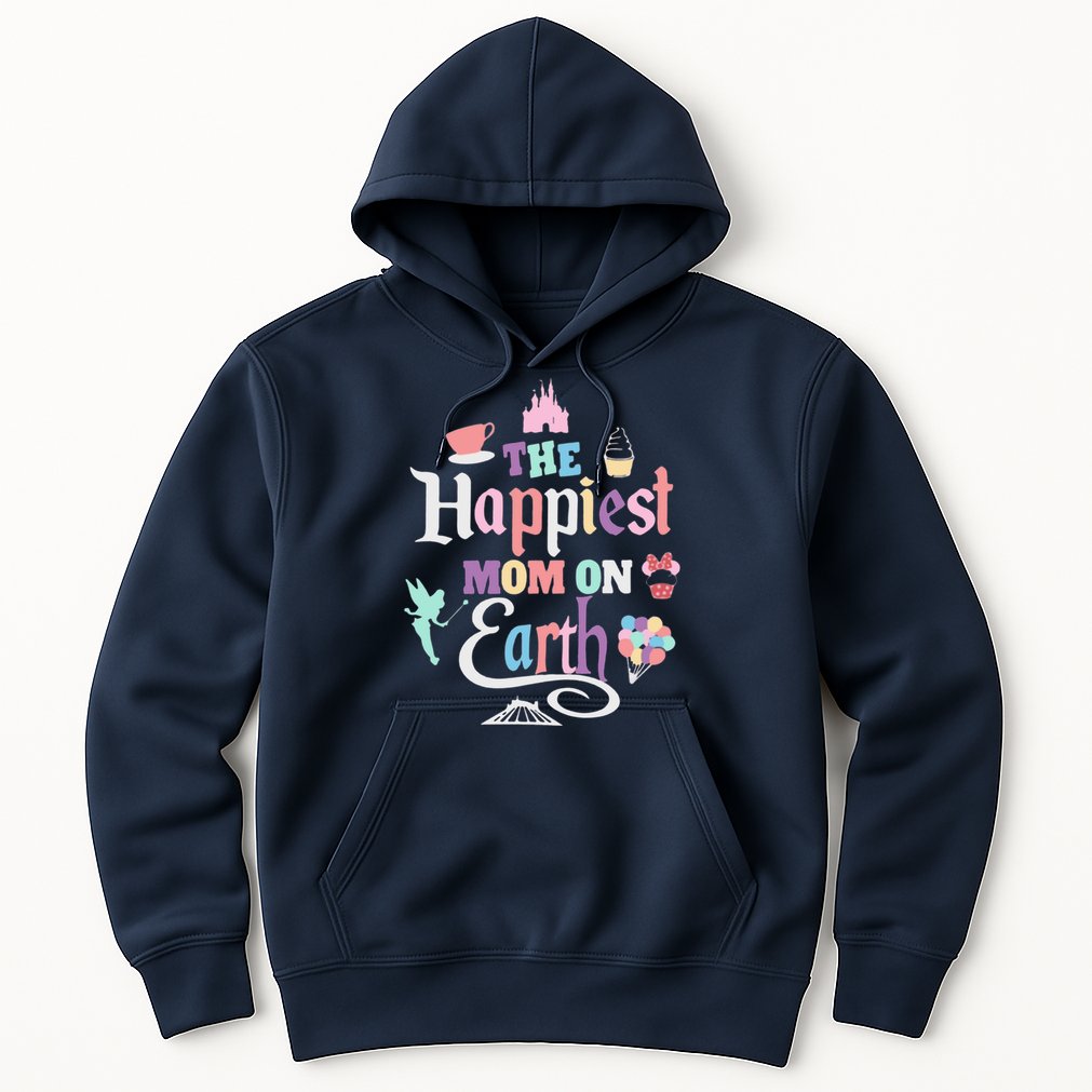 The Happiest Mom On Earth World Family Trip Vacation Hoodie