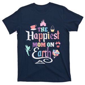 The Happiest Mom On Earth World Family Trip Vacation T-Shirt