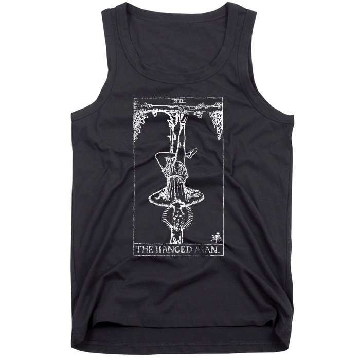 The Hanged Man Tarot Card Xii Tank Top