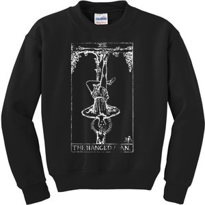 The Hanged Man Tarot Card Xii Kids Sweatshirt