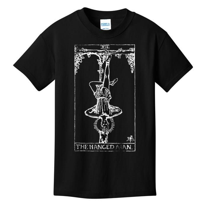 The Hanged Man Tarot Card Xii Kids T-Shirt