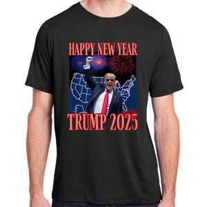 Trump Happy New Year 2025 45 47 Outlaw Won Sarcasm Adult ChromaSoft Performance T-Shirt