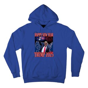 Trump Happy New Year 2025 45 47 Outlaw Won Sarcasm Hoodie