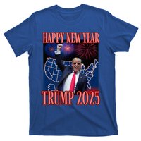 Trump Happy New Year 2025 45 47 Outlaw Won Sarcasm T-Shirt