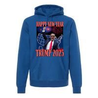 Trump Happy New Year 2025 45 47 Outlaw Won Sarcasm Premium Hoodie