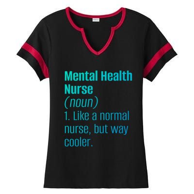 Tal Health Nurse Psychology Clinic Hospital Psych Nurse Gift Ladies Halftime Notch Neck Tee