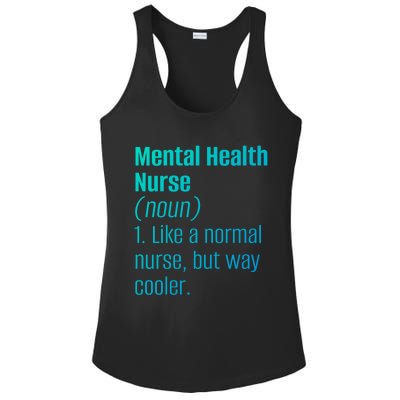 Tal Health Nurse Psychology Clinic Hospital Psych Nurse Gift Ladies PosiCharge Competitor Racerback Tank