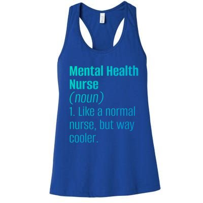 Tal Health Nurse Psychology Clinic Hospital Psych Nurse Gift Women's Racerback Tank