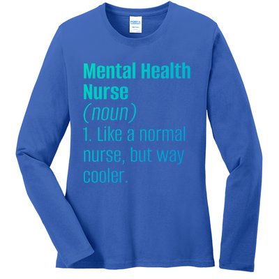 Tal Health Nurse Psychology Clinic Hospital Psych Nurse Gift Ladies Long Sleeve Shirt