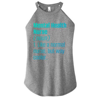 Tal Health Nurse Psychology Clinic Hospital Psych Nurse Gift Women’s Perfect Tri Rocker Tank