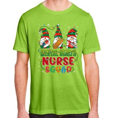 Tal Health Nurse Squad Cute Three Gnomes Christmas Nurse Gift Adult ChromaSoft Performance T-Shirt