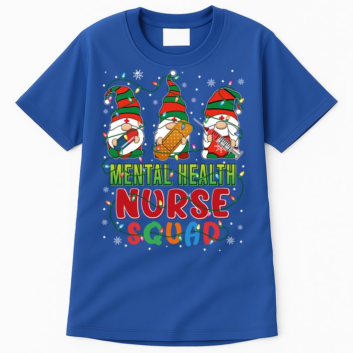 Tal Health Nurse Squad Cute Three Gnomes Christmas Nurse Gift Tall T-Shirt