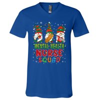 Tal Health Nurse Squad Cute Three Gnomes Christmas Nurse Gift V-Neck T-Shirt