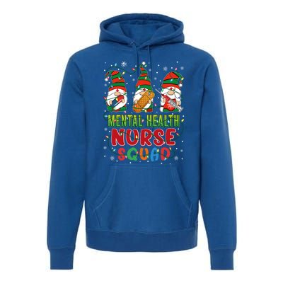 Tal Health Nurse Squad Cute Three Gnomes Christmas Nurse Gift Premium Hoodie