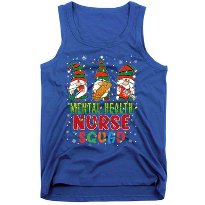 Tal Health Nurse Squad Cute Three Gnomes Christmas Nurse Gift Tank Top