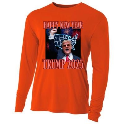 Trump Happy New Year 2025 47th President Convicted Cooling Performance Long Sleeve Crew