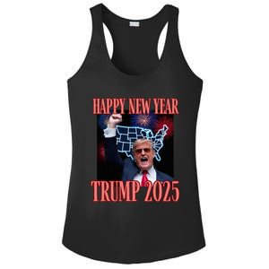 Trump Happy New Year 2025 47th President Convicted Ladies PosiCharge Competitor Racerback Tank