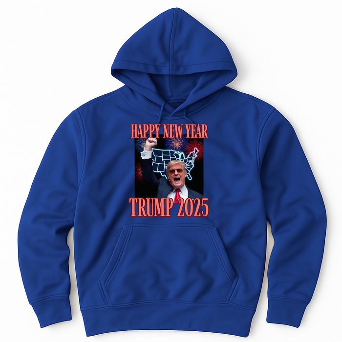 Trump Happy New Year 2025 47th President Convicted Hoodie