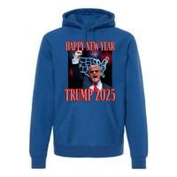 Trump Happy New Year 2025 47th President Convicted Premium Hoodie