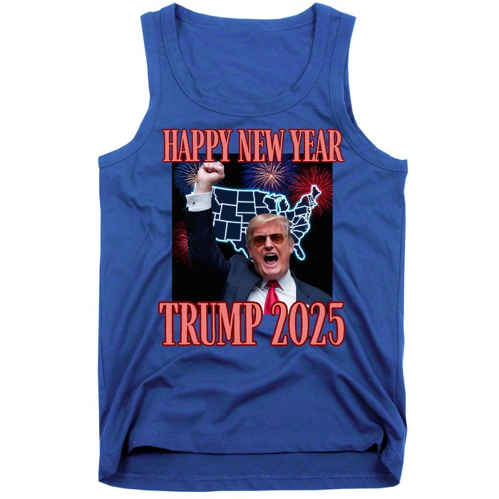 Trump Happy New Year 2025 47th President Convicted Tank Top