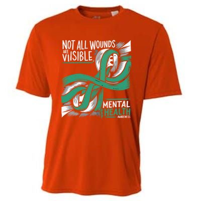 Tal Health Not All Wounds Visible Tal Health Awareness Gift Cooling Performance Crew T-Shirt