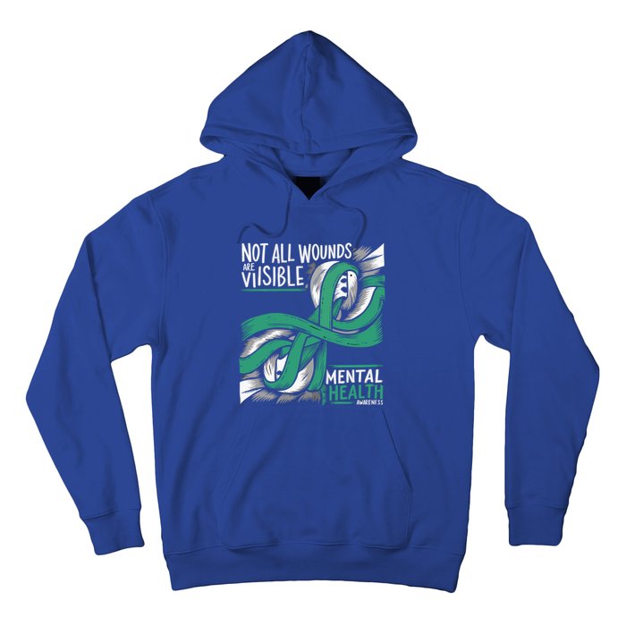 Tal Health Not All Wounds Visible Tal Health Awareness Gift Hoodie