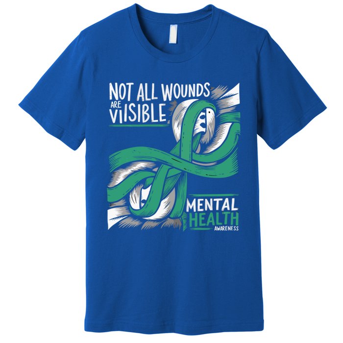 Tal Health Not All Wounds Visible Tal Health Awareness Gift Premium T-Shirt