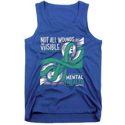 Tal Health Not All Wounds Visible Tal Health Awareness Gift Tank Top