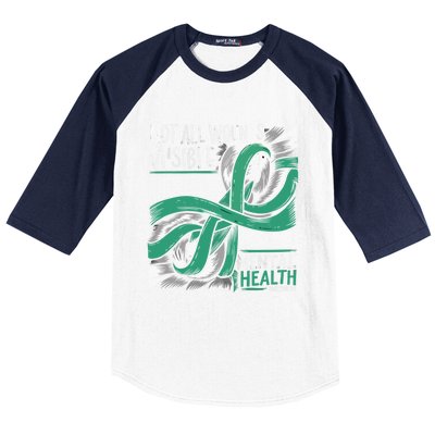 Tal Health Not All Wounds Visible Tal Health Awareness Gift Baseball Sleeve Shirt