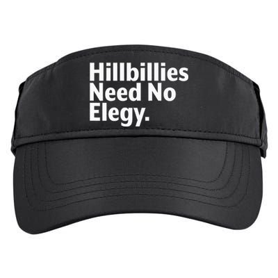 The Hillbillies Need No Elegy Adult Drive Performance Visor