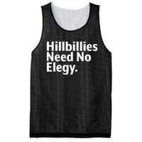 The Hillbillies Need No Elegy Mesh Reversible Basketball Jersey Tank