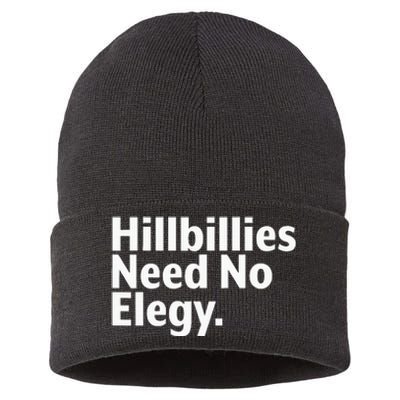 The Hillbillies Need No Elegy Sustainable Knit Beanie