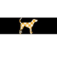 Tennessee Hound Orange White Vintage Dog Fan Game Bumper Sticker