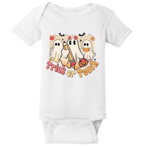 Teacher Halloweentrick Of Teach Baby Bodysuit